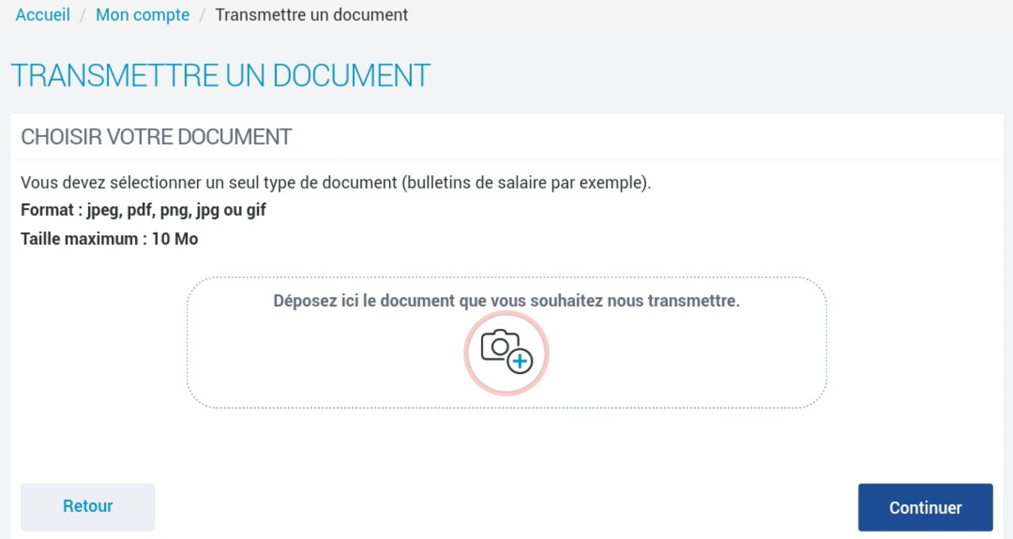 comment envoyer un mail depuis mon compte caf